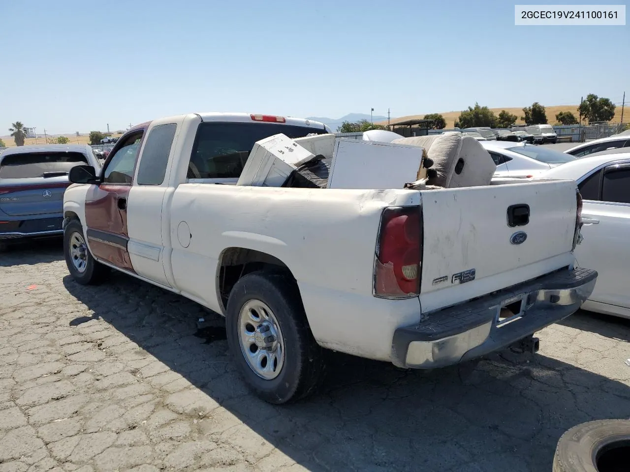 2004 Chevrolet Silverado C1500 VIN: 2GCEC19V241100161 Lot: 60117134