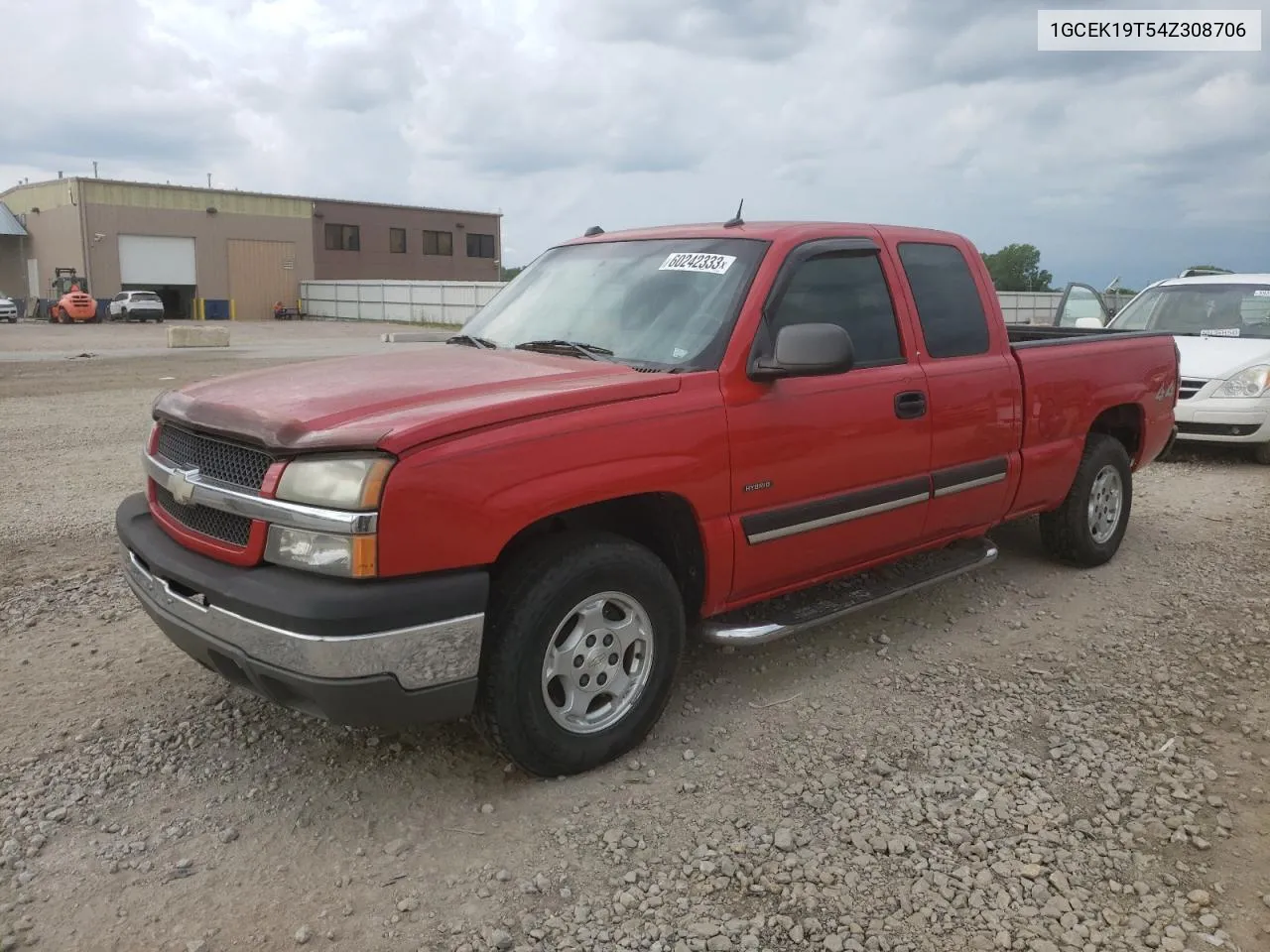 2004 Chevrolet Silverado K1500 VIN: 1GCEK19T54Z308706 Lot: 60242333