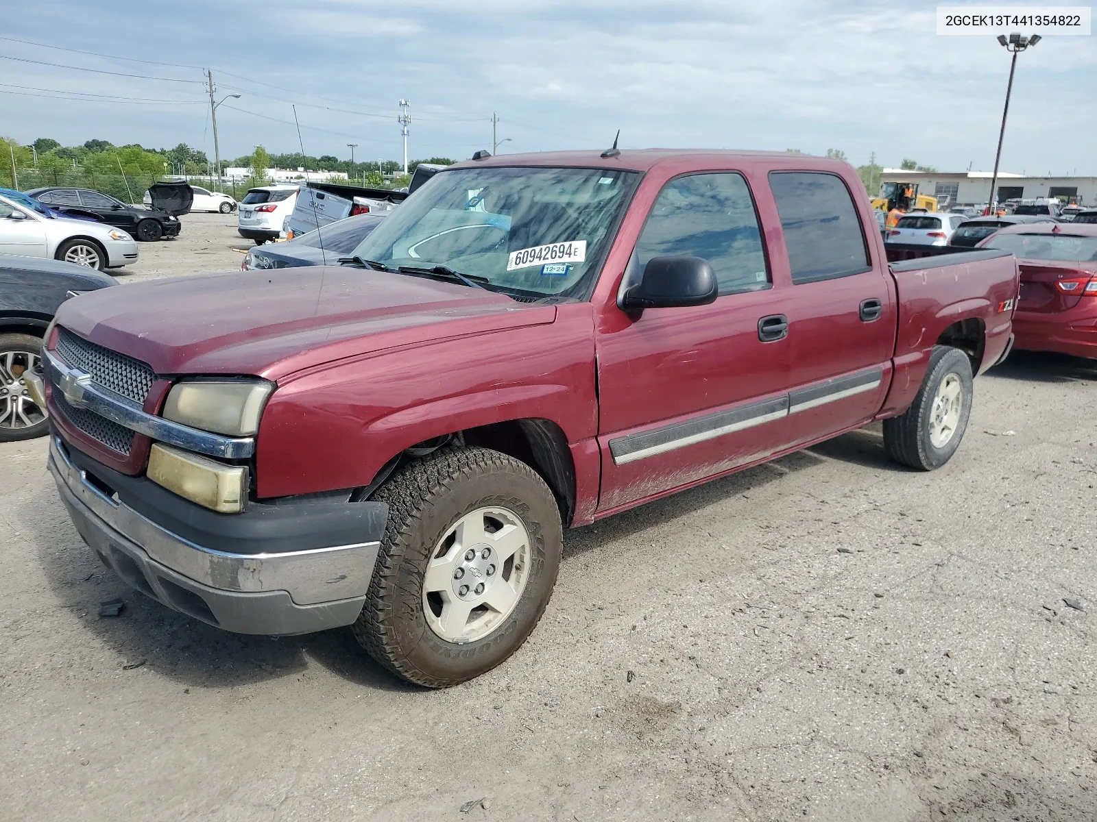 2004 Chevrolet Silverado K1500 VIN: 2GCEK13T441354822 Lot: 60942694