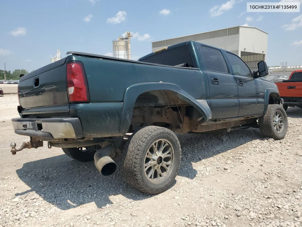 2004 Chevrolet Silverado K2500 Heavy Duty VIN: 1GCHK231X4F135499 Lot: 62059674