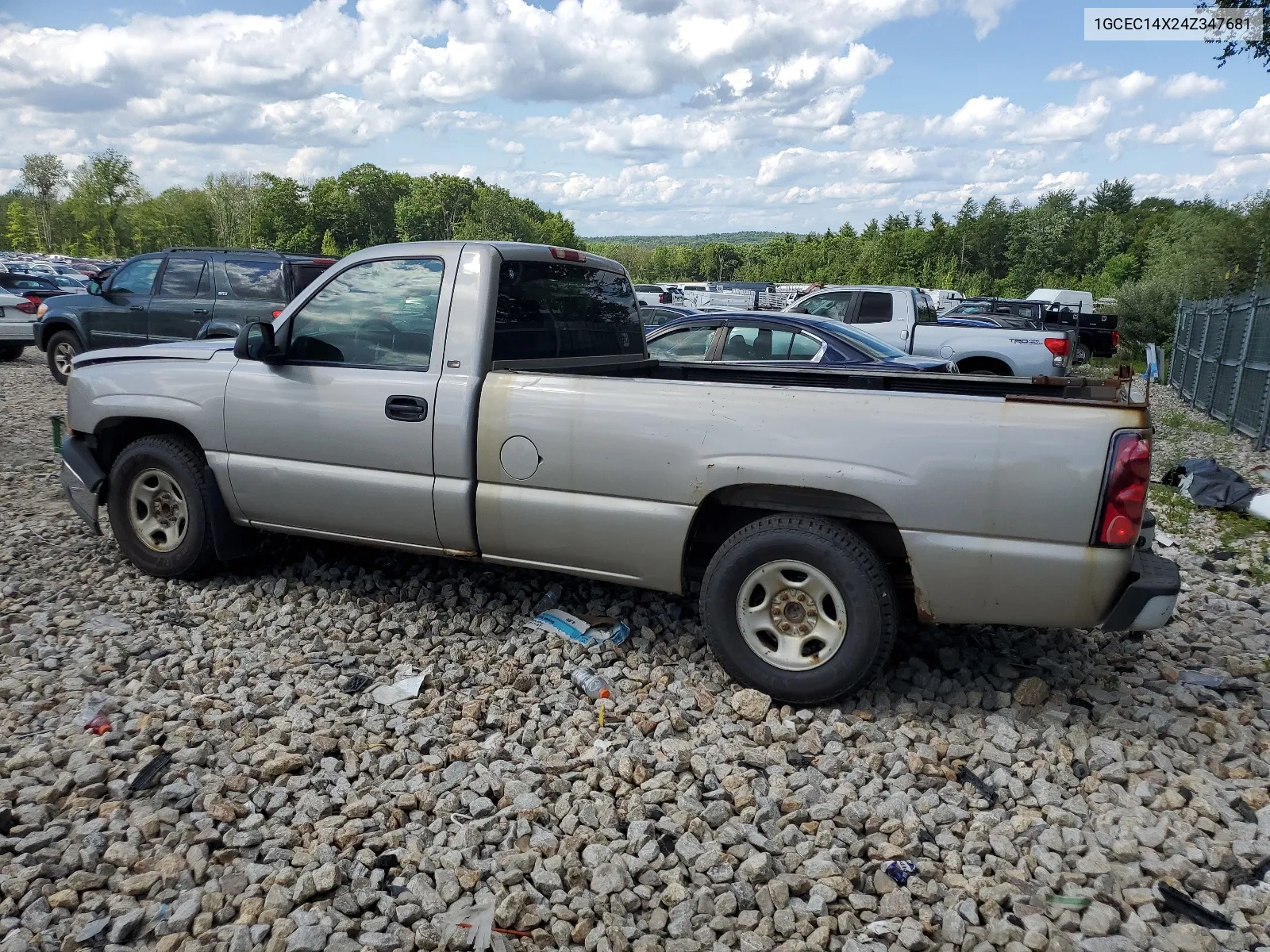 2004 Chevrolet Silverado C1500 VIN: 1GCEC14X24Z347681 Lot: 62536344