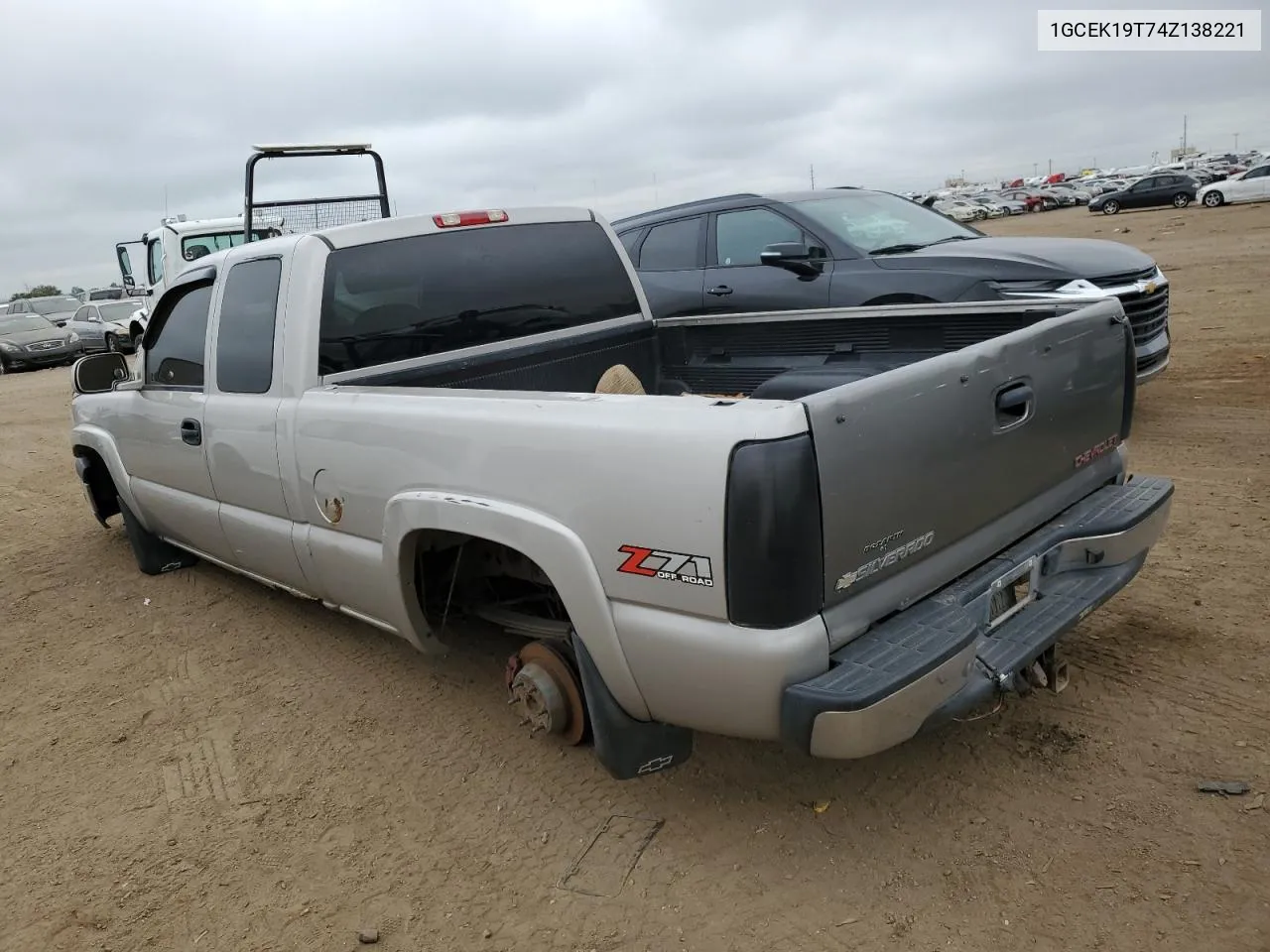 2004 Chevrolet Silverado K1500 VIN: 1GCEK19T74Z138221 Lot: 64704414