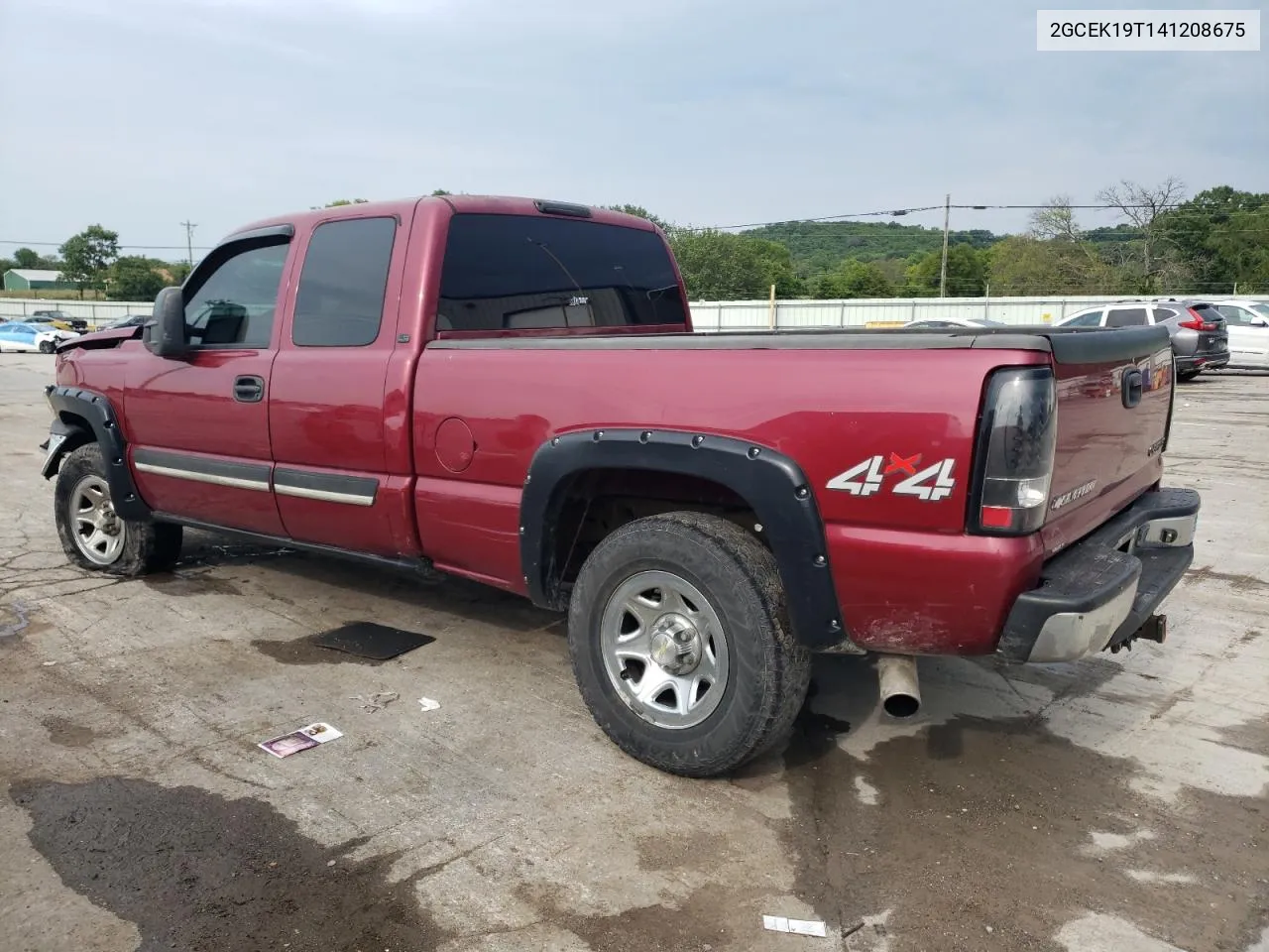 2004 Chevrolet Silverado K1500 VIN: 2GCEK19T141208675 Lot: 64975804