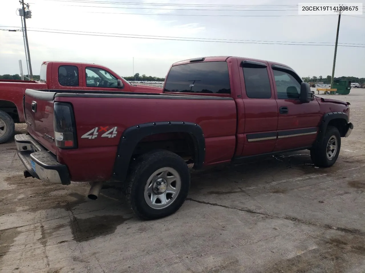 2004 Chevrolet Silverado K1500 VIN: 2GCEK19T141208675 Lot: 64975804