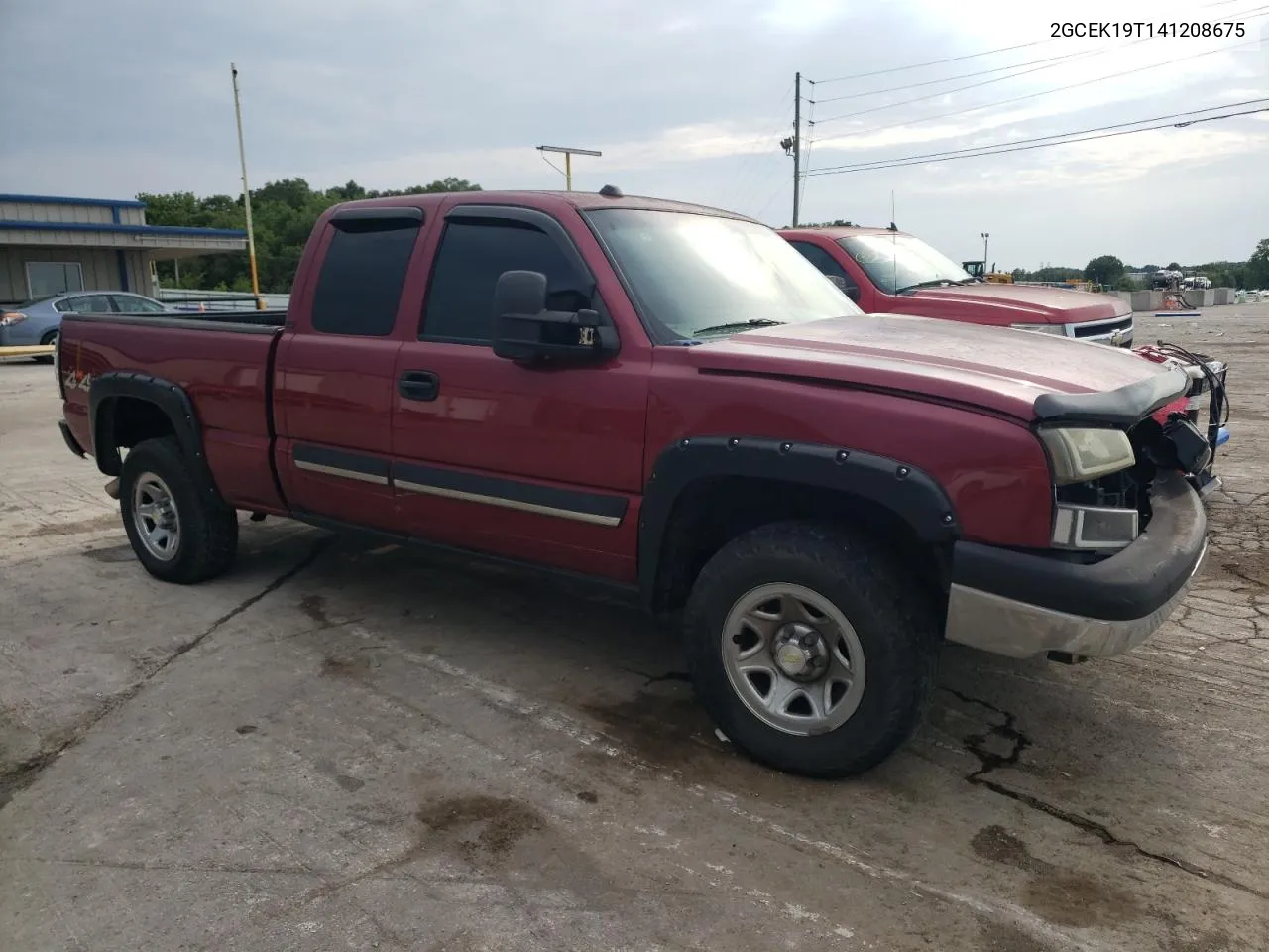 2004 Chevrolet Silverado K1500 VIN: 2GCEK19T141208675 Lot: 64975804