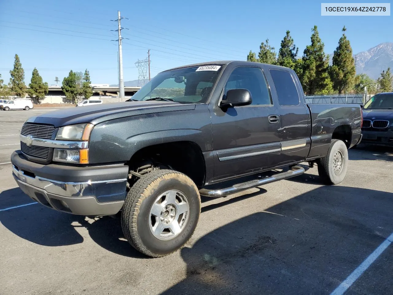 2004 Chevrolet Silverado C1500 VIN: 1GCEC19X64Z242778 Lot: 65235084