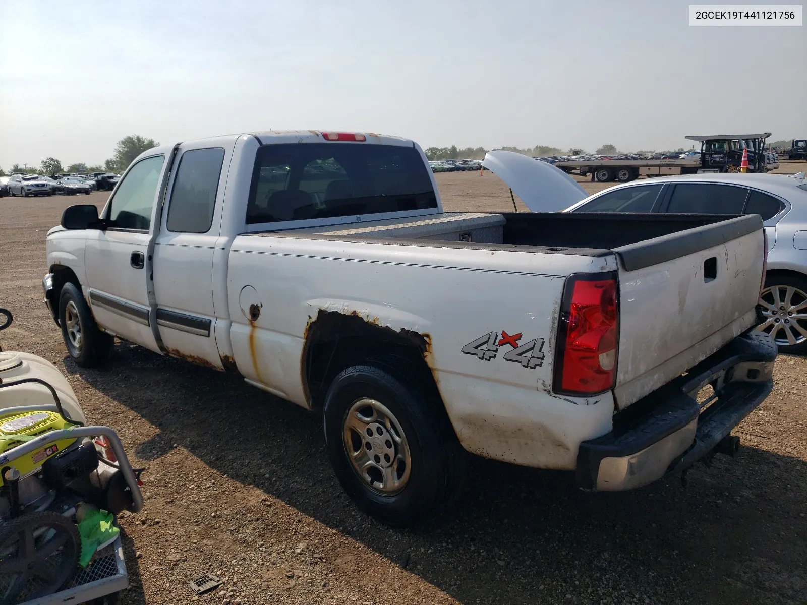 2004 Chevrolet Silverado K1500 VIN: 2GCEK19T441121756 Lot: 65534634