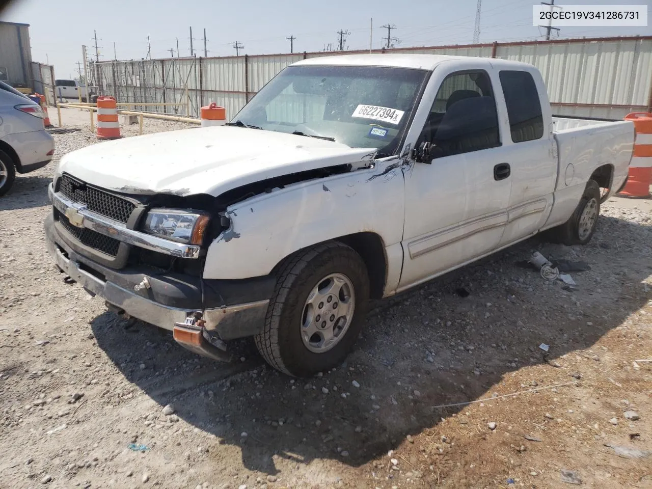 2004 Chevrolet Silverado C1500 VIN: 2GCEC19V341286731 Lot: 66227394