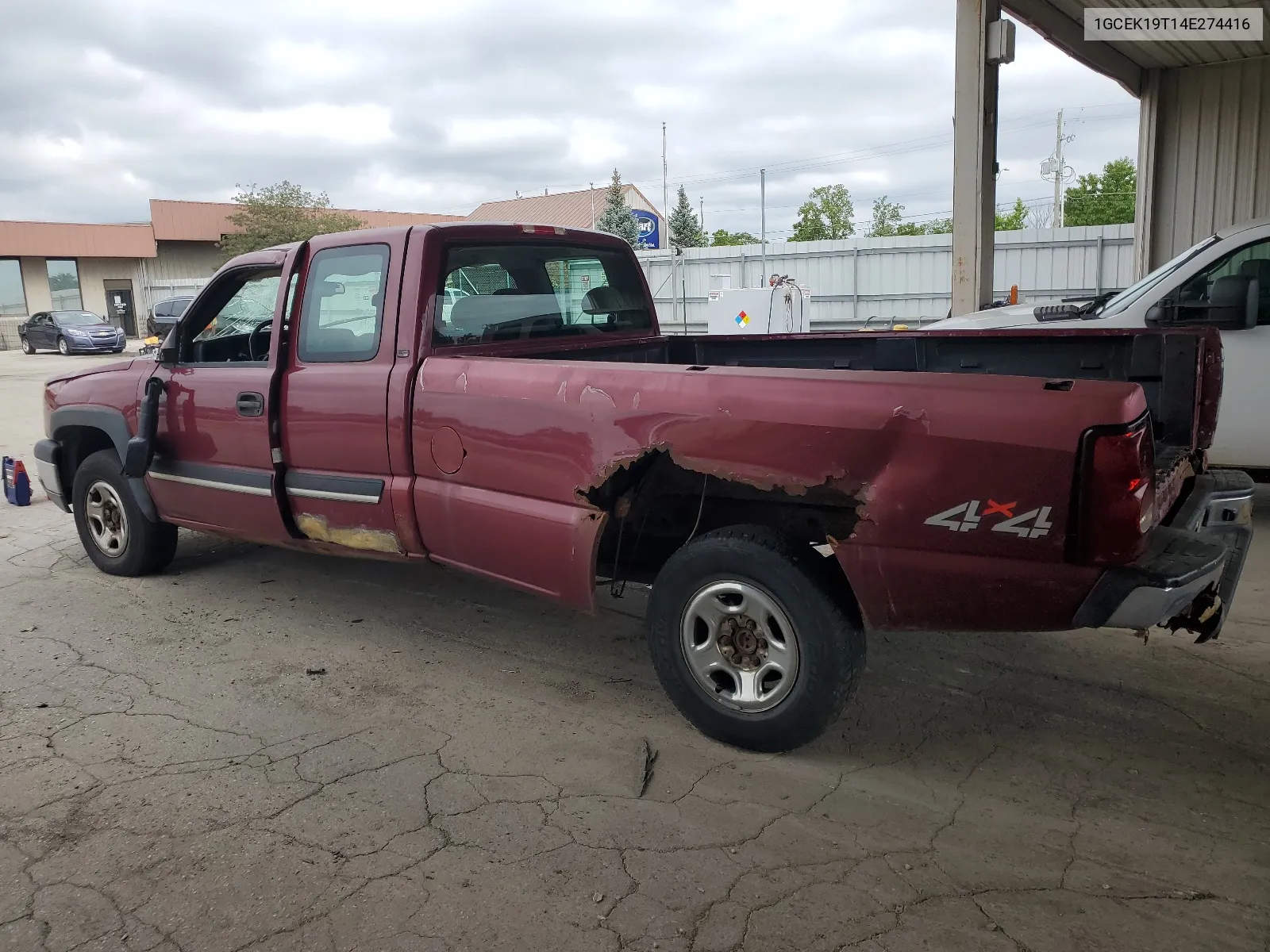 2004 Chevrolet Silverado K1500 VIN: 1GCEK19T14E274416 Lot: 66356574