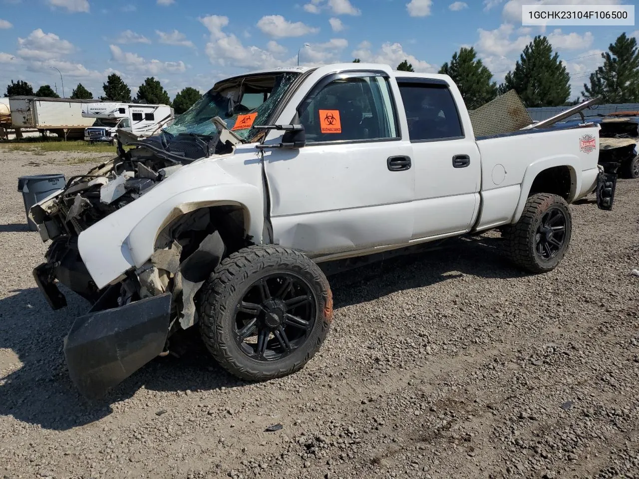 2004 Chevrolet Silverado K2500 Heavy Duty VIN: 1GCHK23104F106500 Lot: 66775974