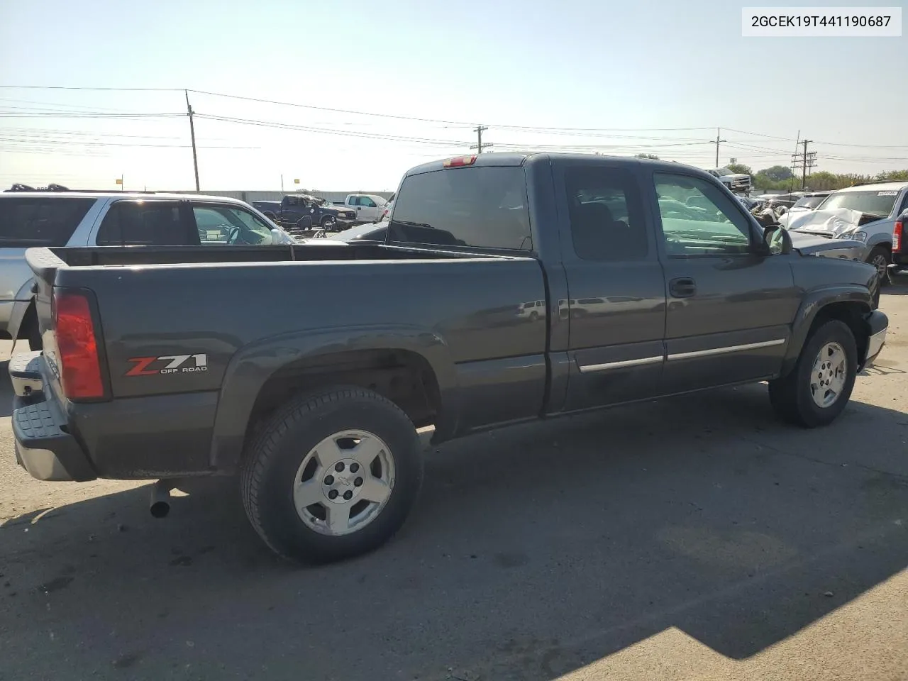 2004 Chevrolet Silverado K1500 VIN: 2GCEK19T441190687 Lot: 66993004