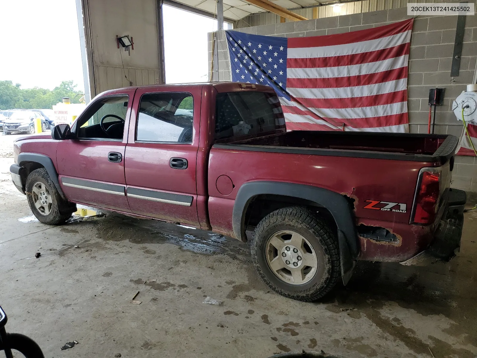 2004 Chevrolet Silverado K1500 VIN: 2GCEK13T241425502 Lot: 67035994