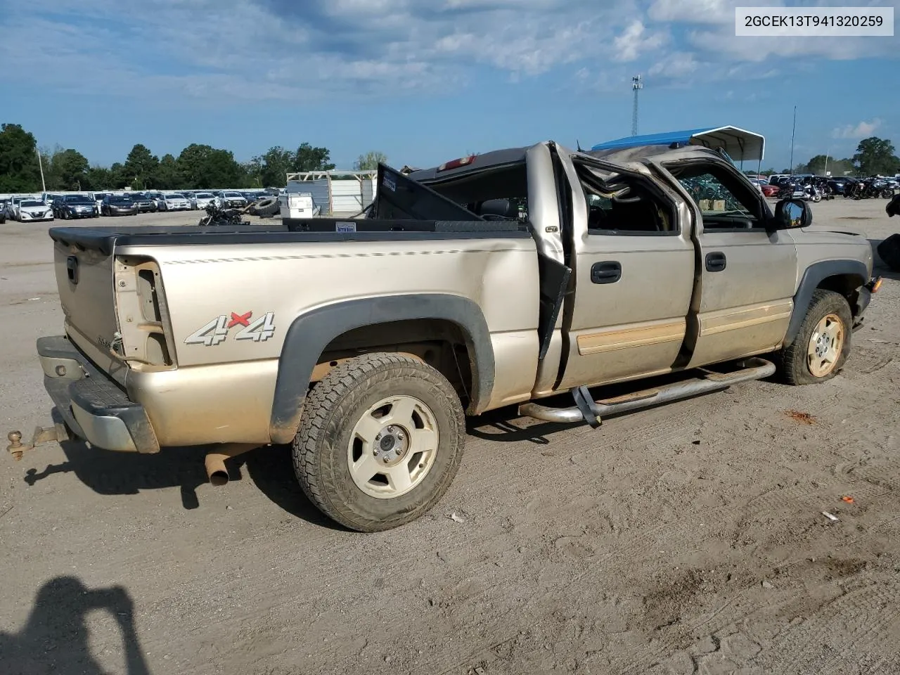 2004 Chevrolet Silverado K1500 VIN: 2GCEK13T941320259 Lot: 68102494