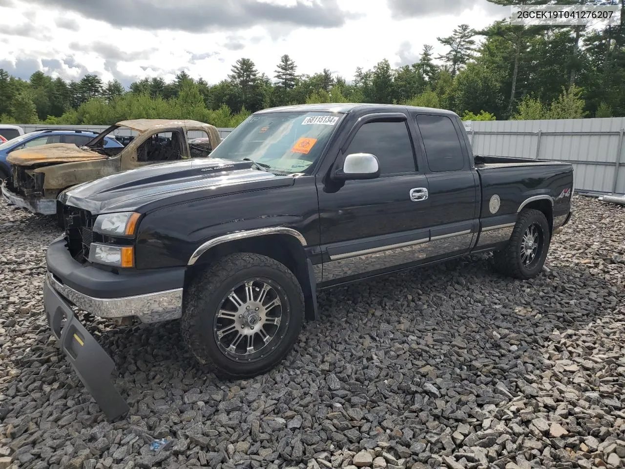 2004 Chevrolet Silverado K1500 VIN: 2GCEK19T041276207 Lot: 68115134