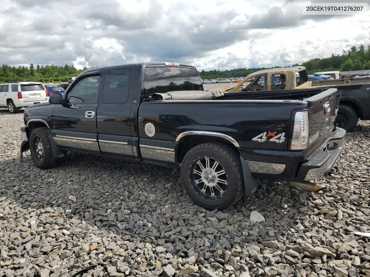 2004 Chevrolet Silverado K1500 VIN: 2GCEK19T041276207 Lot: 68115134