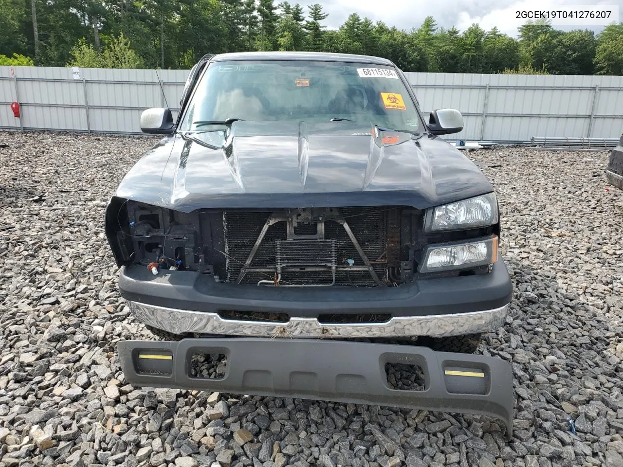 2GCEK19T041276207 2004 Chevrolet Silverado K1500