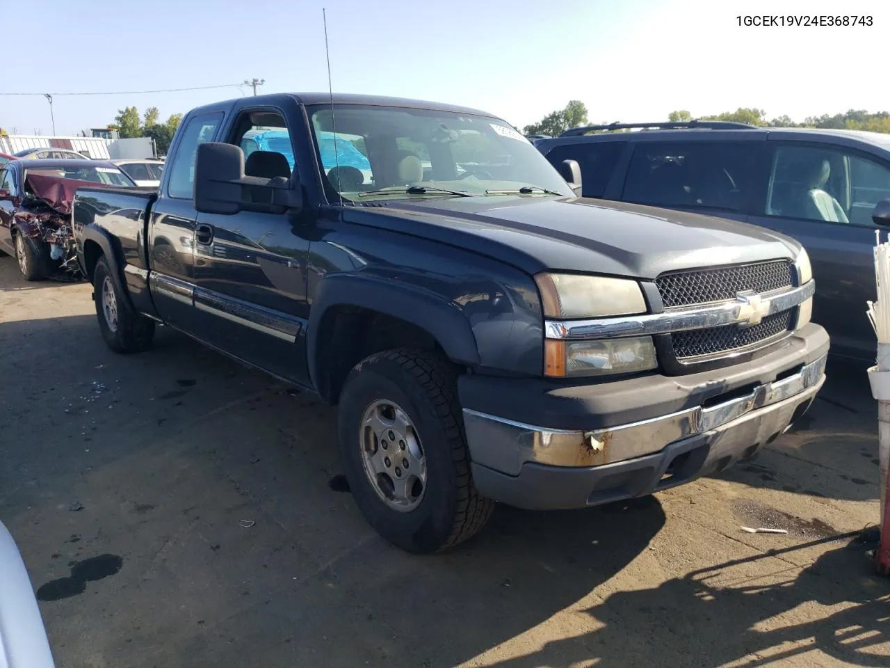 2004 Chevrolet Silverado K1500 VIN: 1GCEK19V24E368743 Lot: 68582534