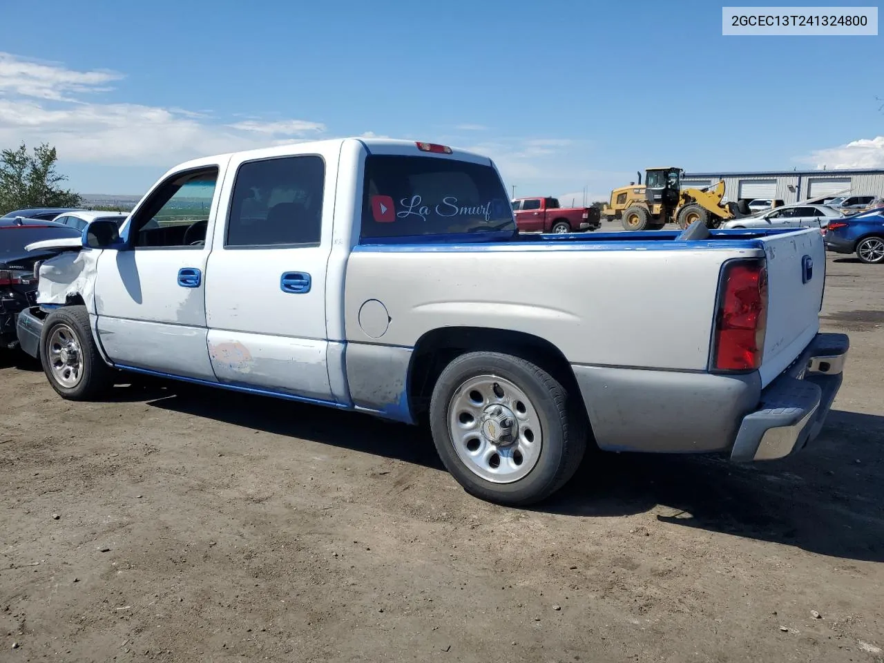 2004 Chevrolet Silverado C1500 VIN: 2GCEC13T241324800 Lot: 68785954