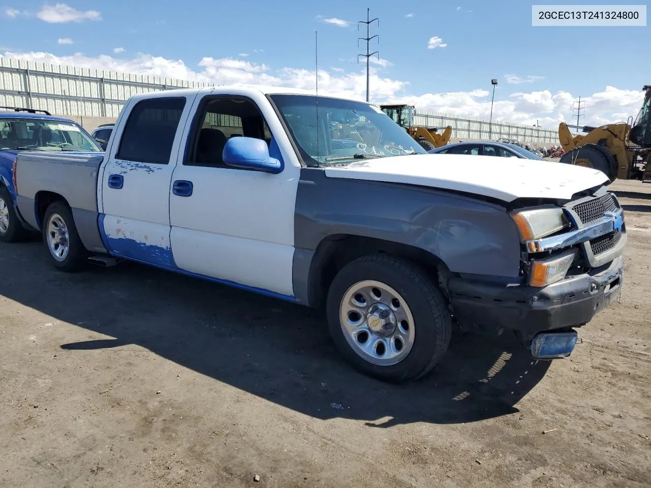 2004 Chevrolet Silverado C1500 VIN: 2GCEC13T241324800 Lot: 68785954