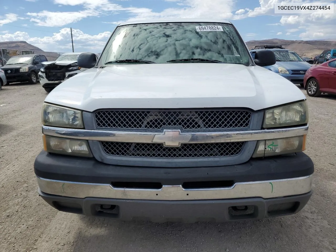 2004 Chevrolet Silverado C1500 VIN: 1GCEC19VX4Z274454 Lot: 69478824