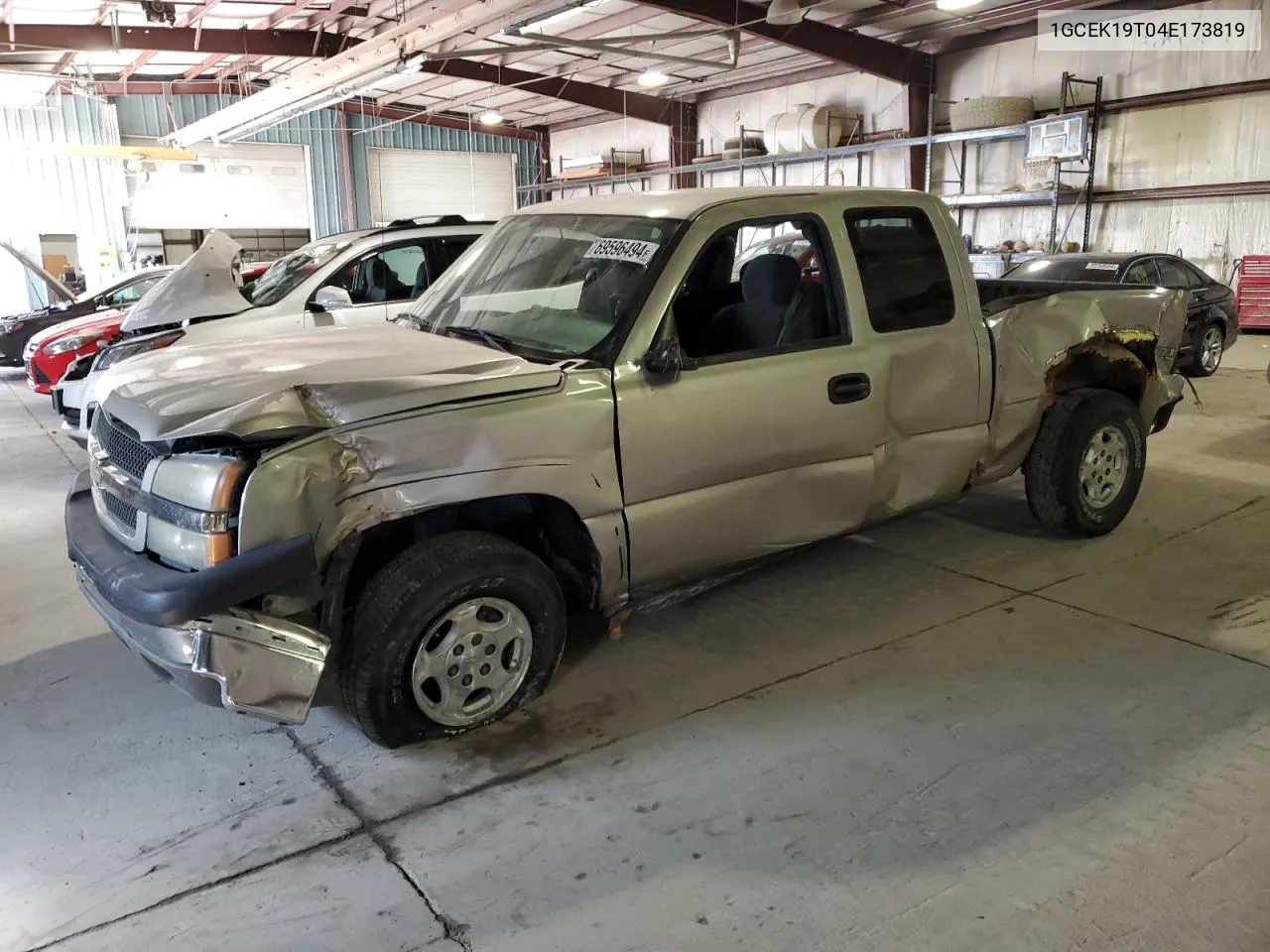 2004 Chevrolet Silverado K1500 VIN: 1GCEK19T04E173819 Lot: 69596494