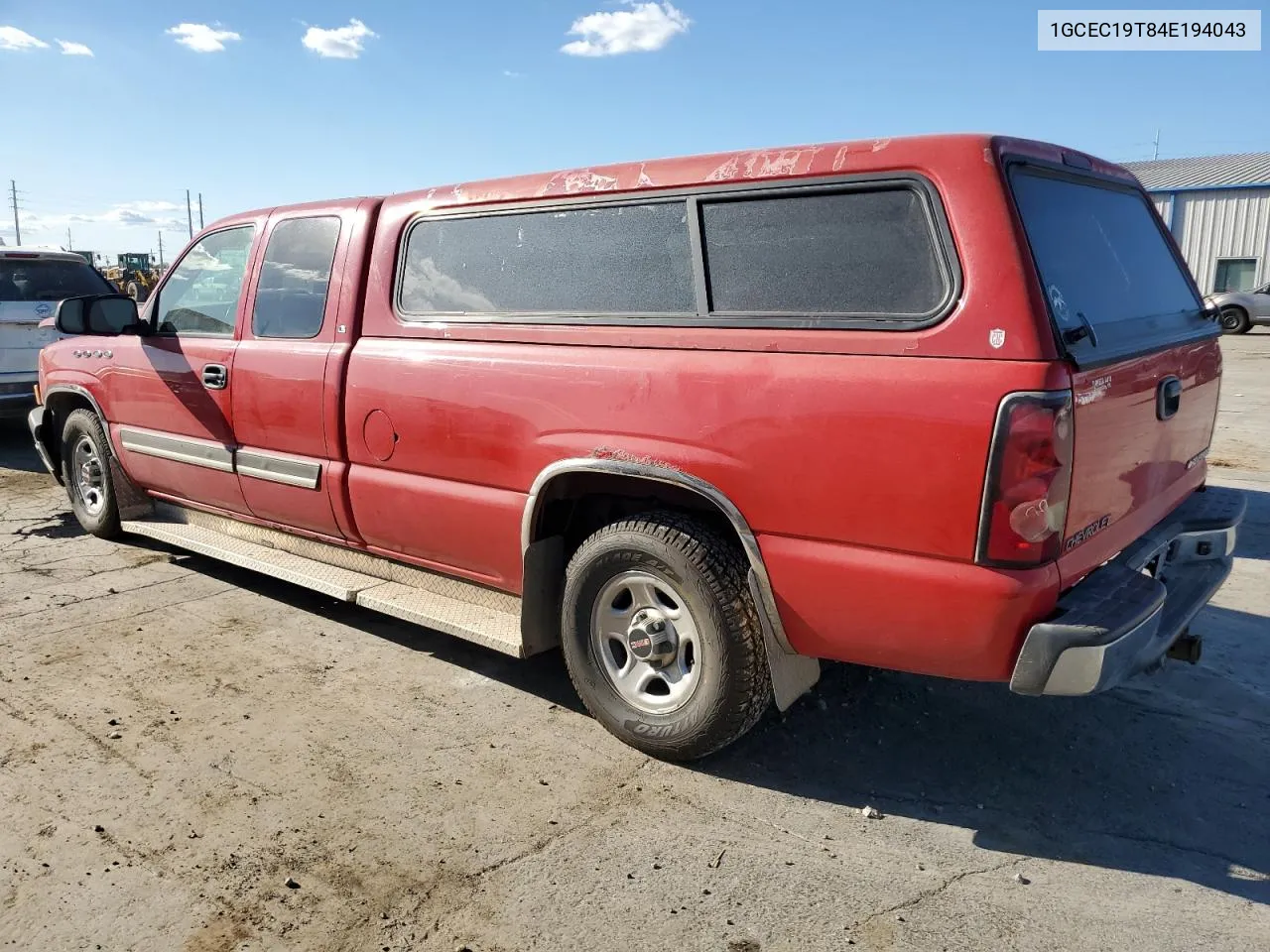 2004 Chevrolet Silverado C1500 VIN: 1GCEC19T84E194043 Lot: 69933624