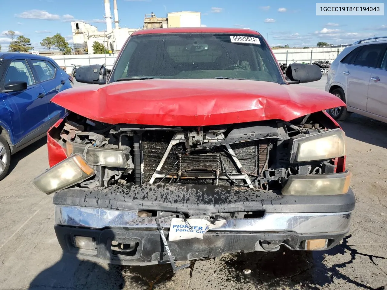 2004 Chevrolet Silverado C1500 VIN: 1GCEC19T84E194043 Lot: 69933624