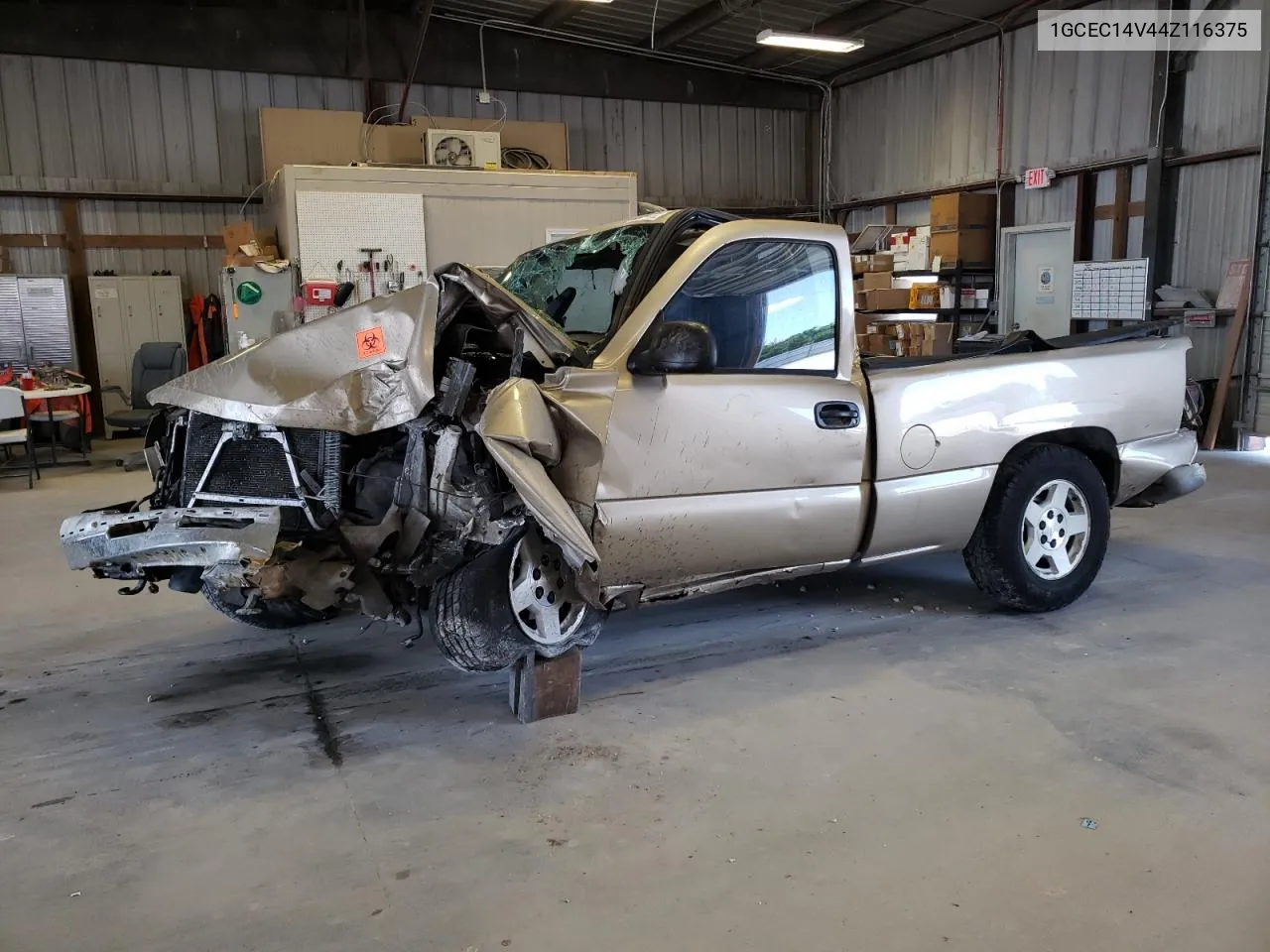 2004 Chevrolet Silverado C1500 VIN: 1GCEC14V44Z116375 Lot: 70143844