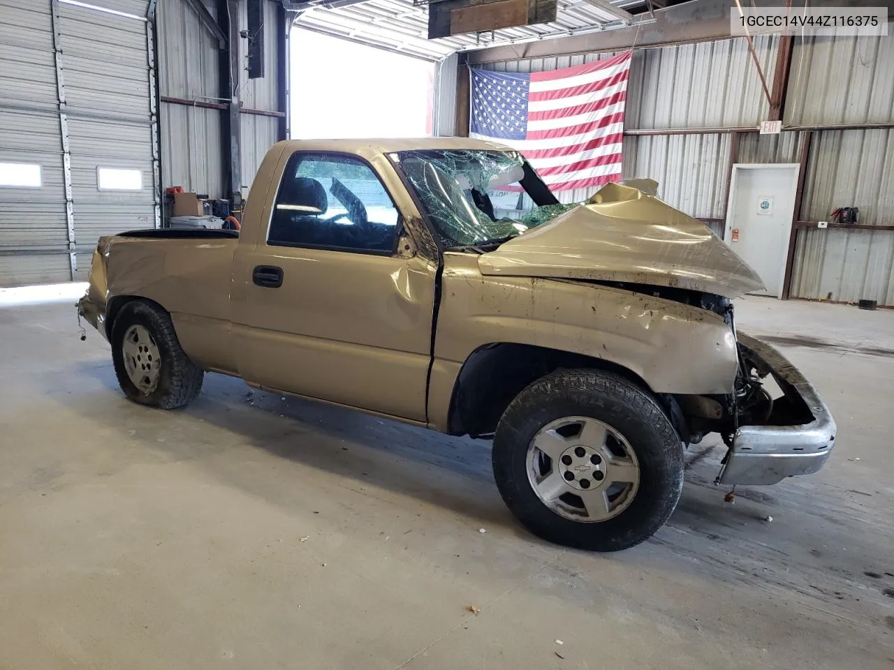 2004 Chevrolet Silverado C1500 VIN: 1GCEC14V44Z116375 Lot: 70143844