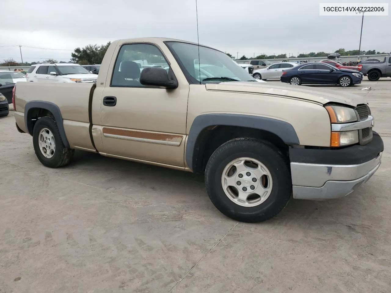 2004 Chevrolet Silverado C1500 VIN: 1GCEC14VX4Z222006 Lot: 70245794