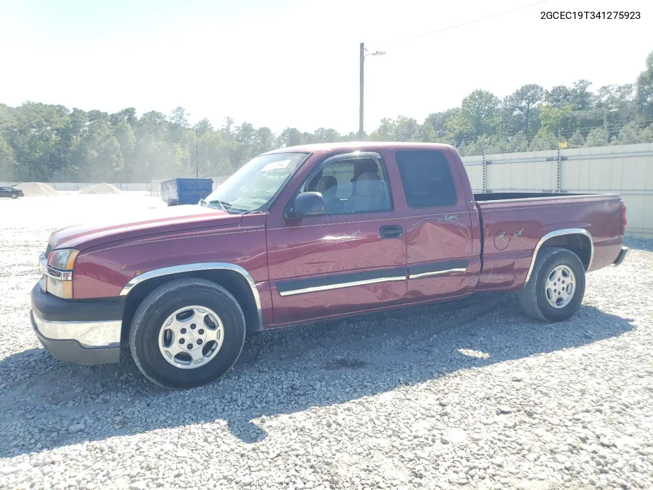 2004 Chevrolet Silverado C1500 VIN: 2GCEC19T341275923 Lot: 70337044