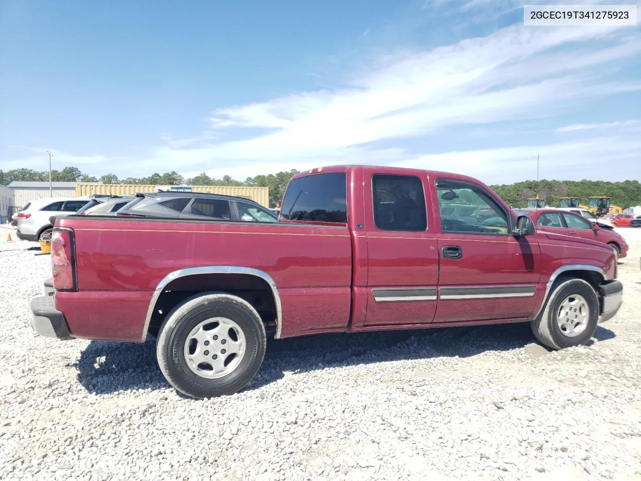 2004 Chevrolet Silverado C1500 VIN: 2GCEC19T341275923 Lot: 70337044