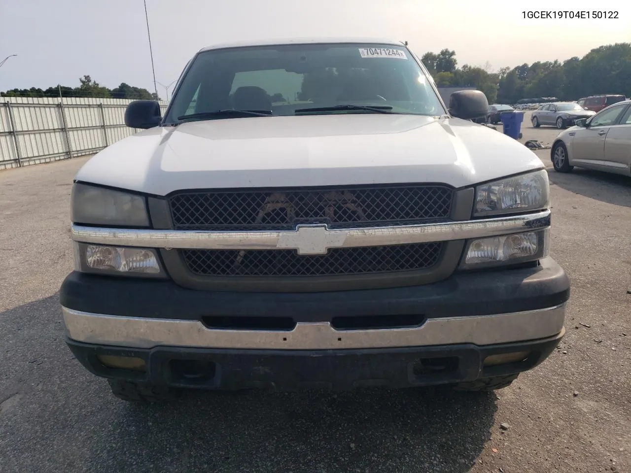 2004 Chevrolet Silverado K1500 VIN: 1GCEK19T04E150122 Lot: 70471244