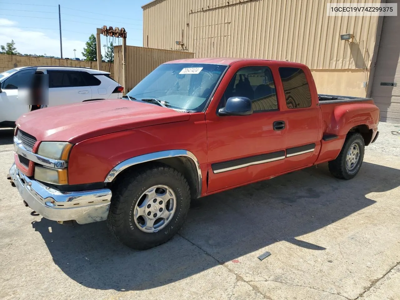 2004 Chevrolet Silverado C1500 VIN: 1GCEC19V74Z299375 Lot: 70547424