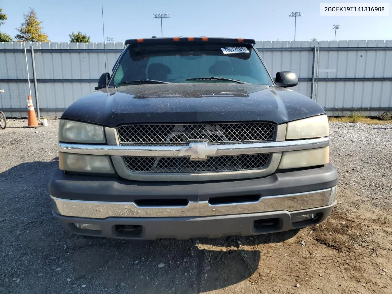 2004 Chevrolet Silverado K1500 VIN: 2GCEK19T141316908 Lot: 70577204