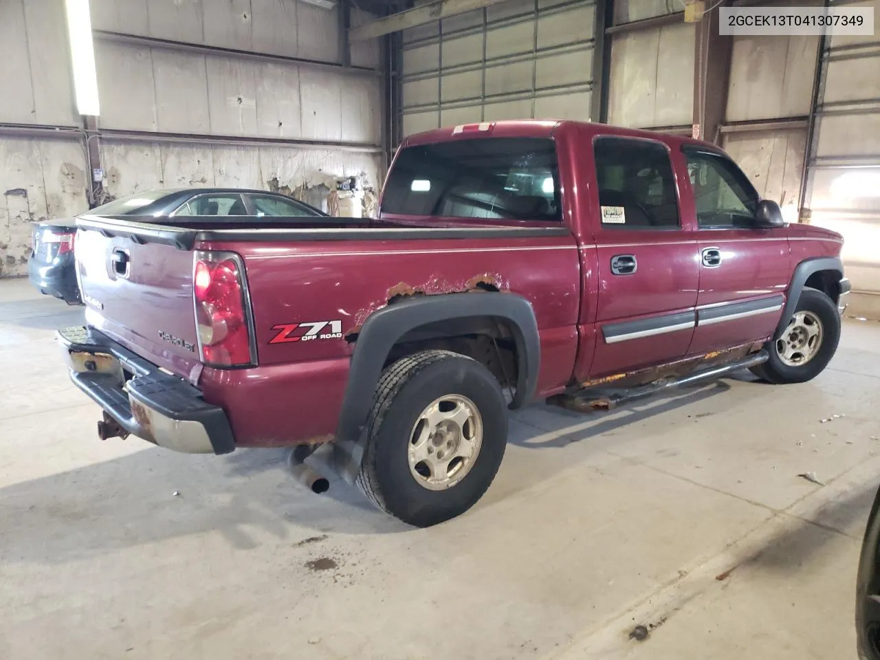 2004 Chevrolet Silverado K1500 VIN: 2GCEK13T041307349 Lot: 70593374