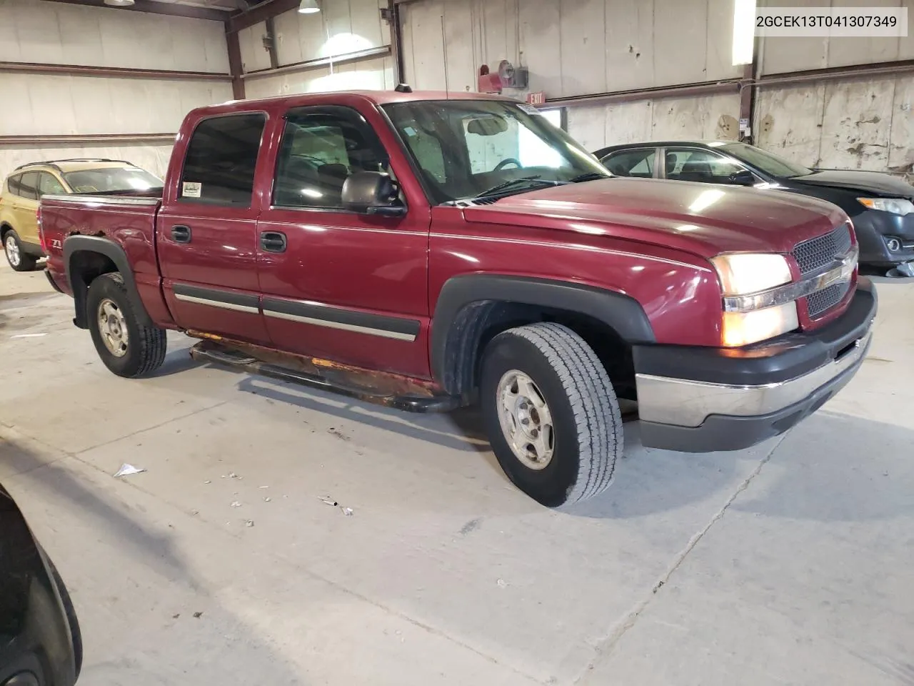 2004 Chevrolet Silverado K1500 VIN: 2GCEK13T041307349 Lot: 70593374