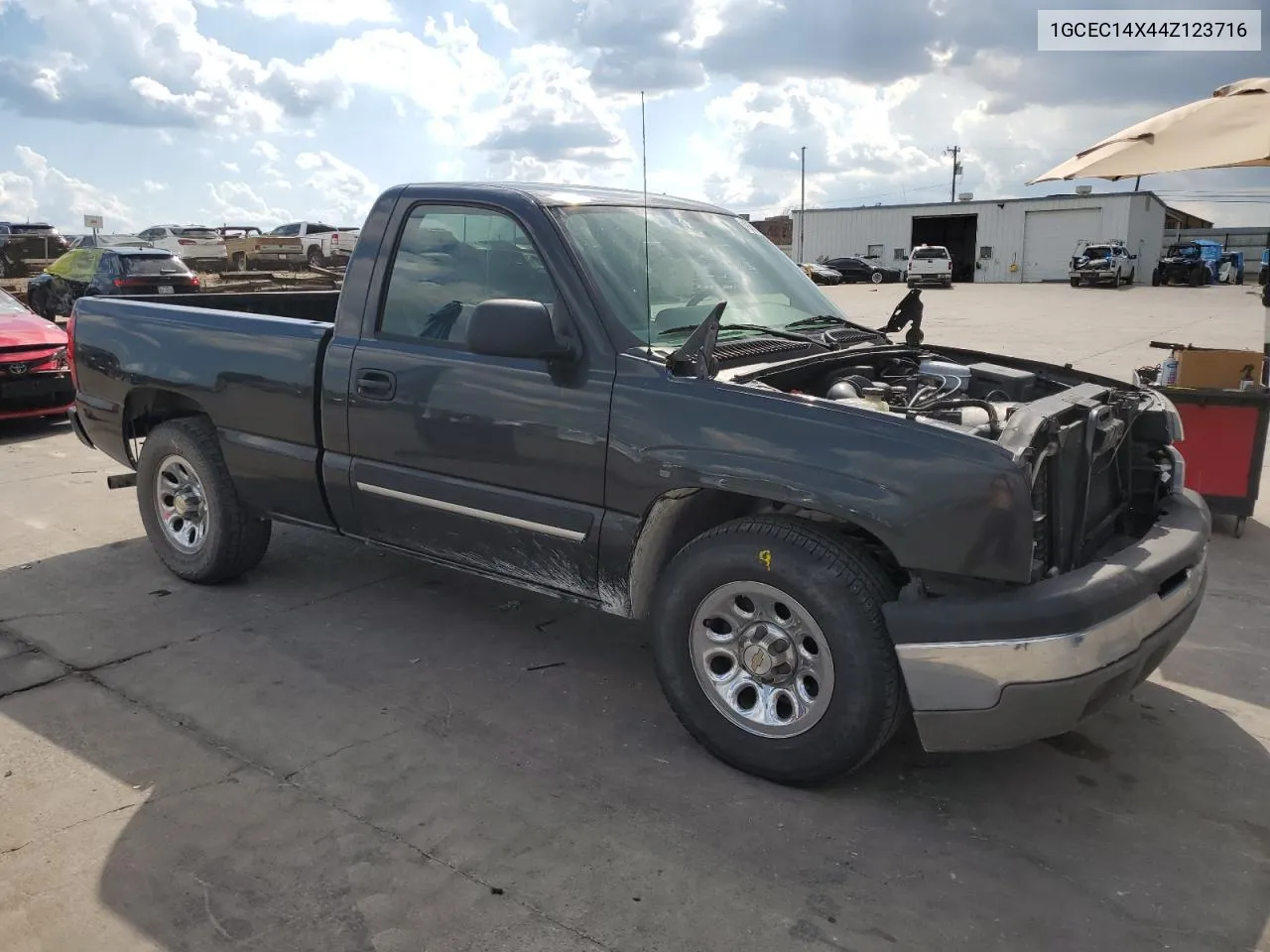 2004 Chevrolet Silverado C1500 VIN: 1GCEC14X44Z123716 Lot: 70635034