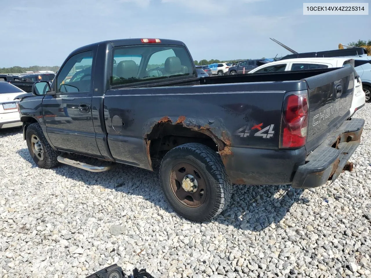 2004 Chevrolet Silverado K1500 VIN: 1GCEK14VX4Z225314 Lot: 70635494