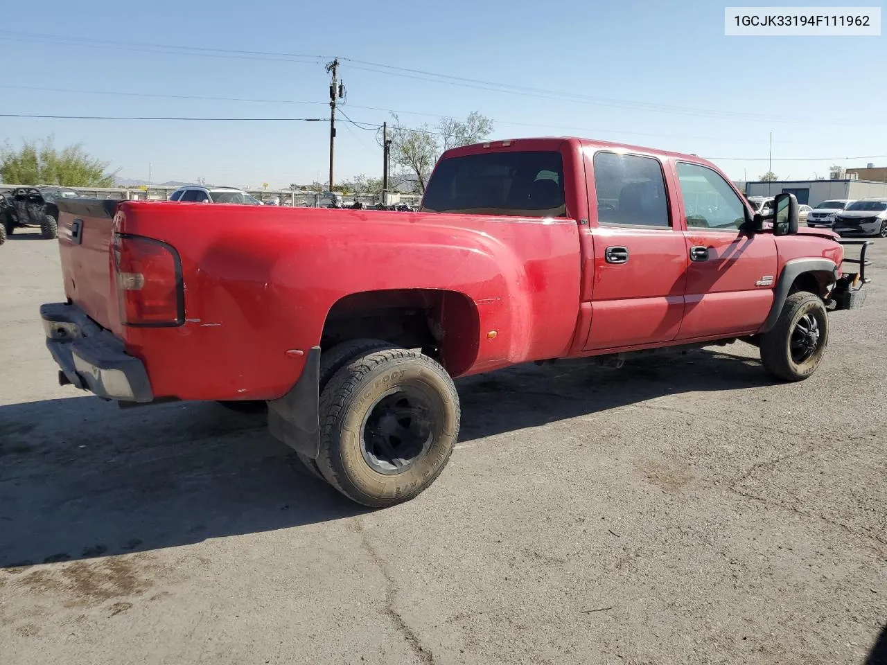 2004 Chevrolet Silverado K3500 VIN: 1GCJK33194F111962 Lot: 70852714