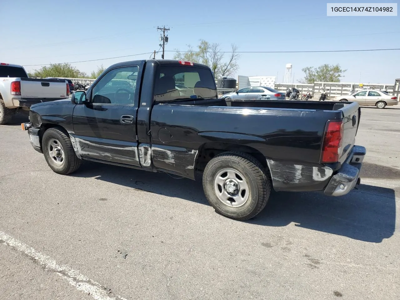 2004 Chevrolet Silverado C1500 VIN: 1GCEC14X74Z104982 Lot: 70897644