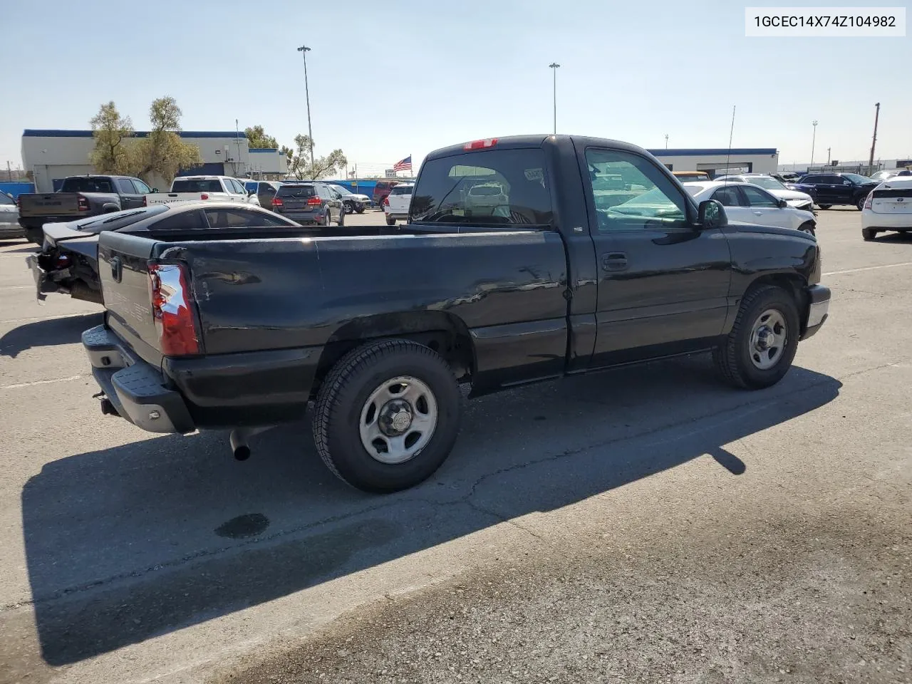 2004 Chevrolet Silverado C1500 VIN: 1GCEC14X74Z104982 Lot: 70897644