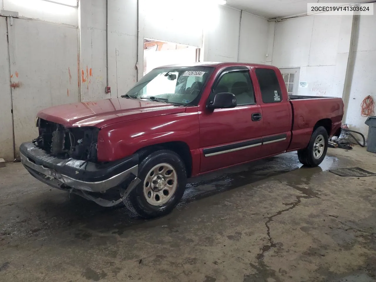 2004 Chevrolet Silverado C1500 VIN: 2GCEC19V141303624 Lot: 71267534