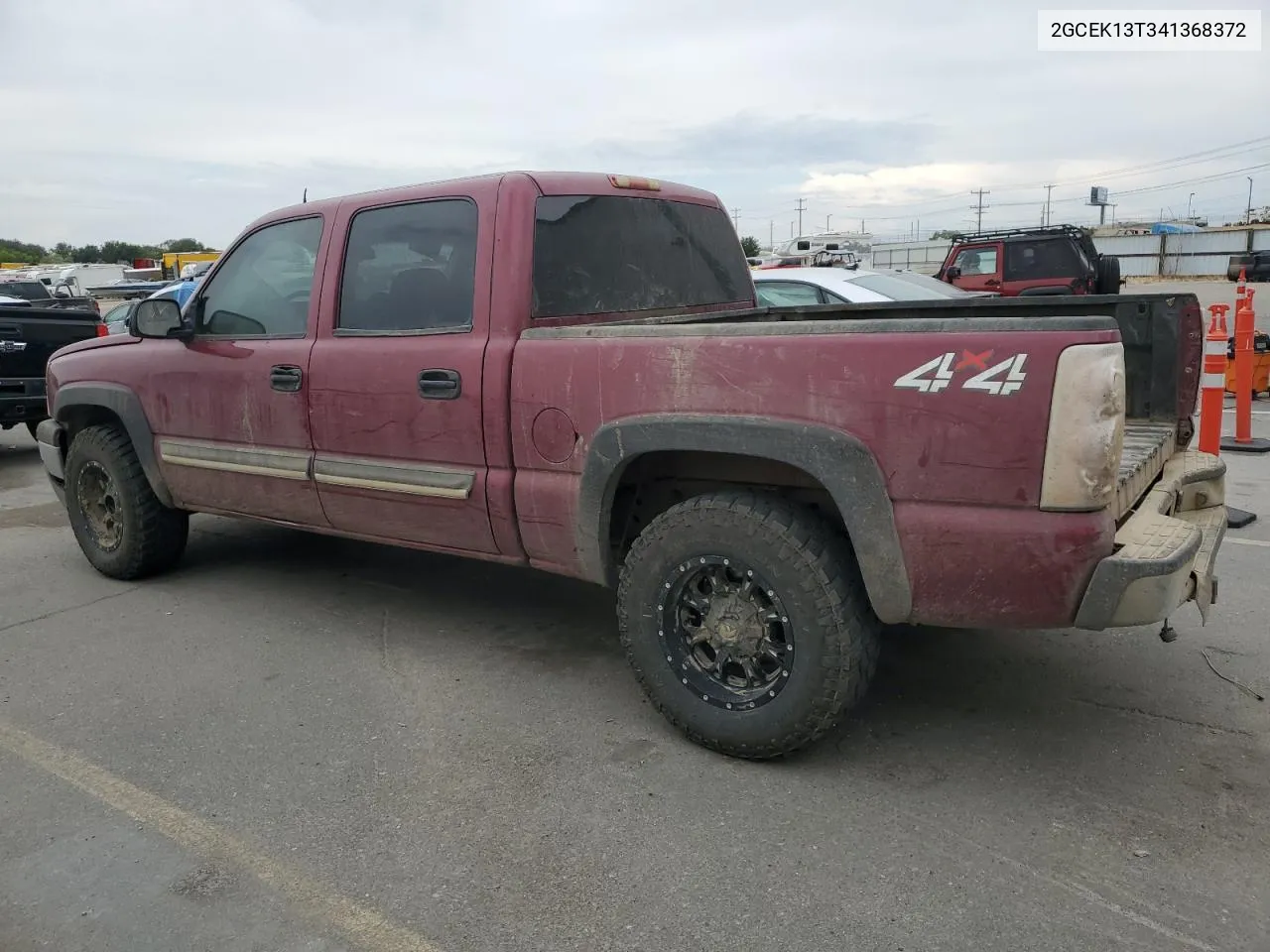 2004 Chevrolet Silverado K1500 VIN: 2GCEK13T341368372 Lot: 71653554