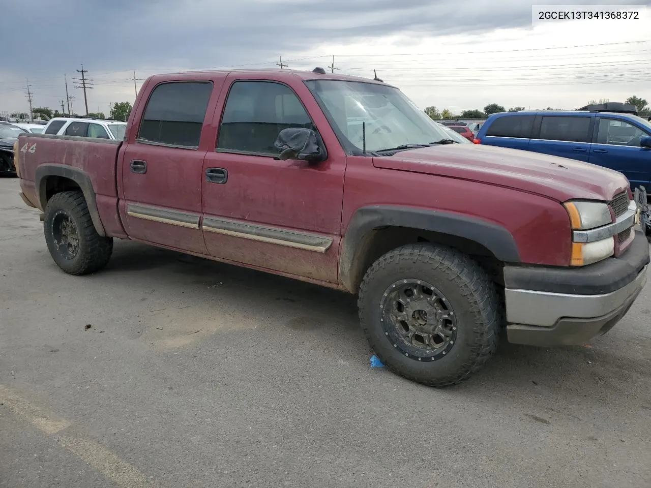 2004 Chevrolet Silverado K1500 VIN: 2GCEK13T341368372 Lot: 71653554