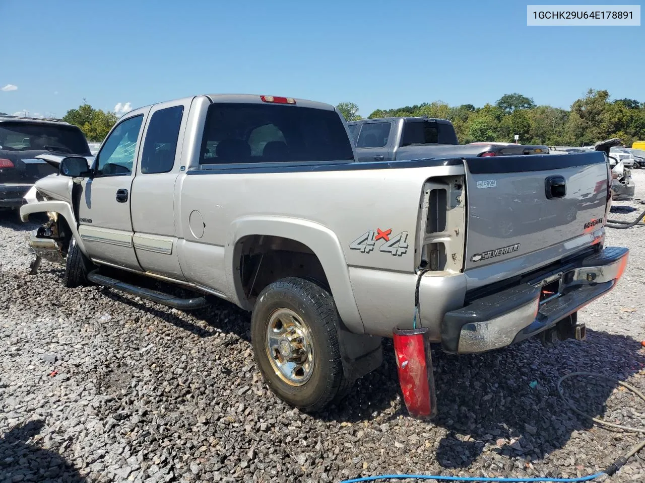 2004 Chevrolet Silverado K2500 Heavy Duty VIN: 1GCHK29U64E178891 Lot: 71867404