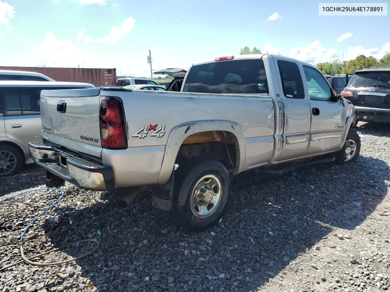 2004 Chevrolet Silverado K2500 Heavy Duty VIN: 1GCHK29U64E178891 Lot: 71867404