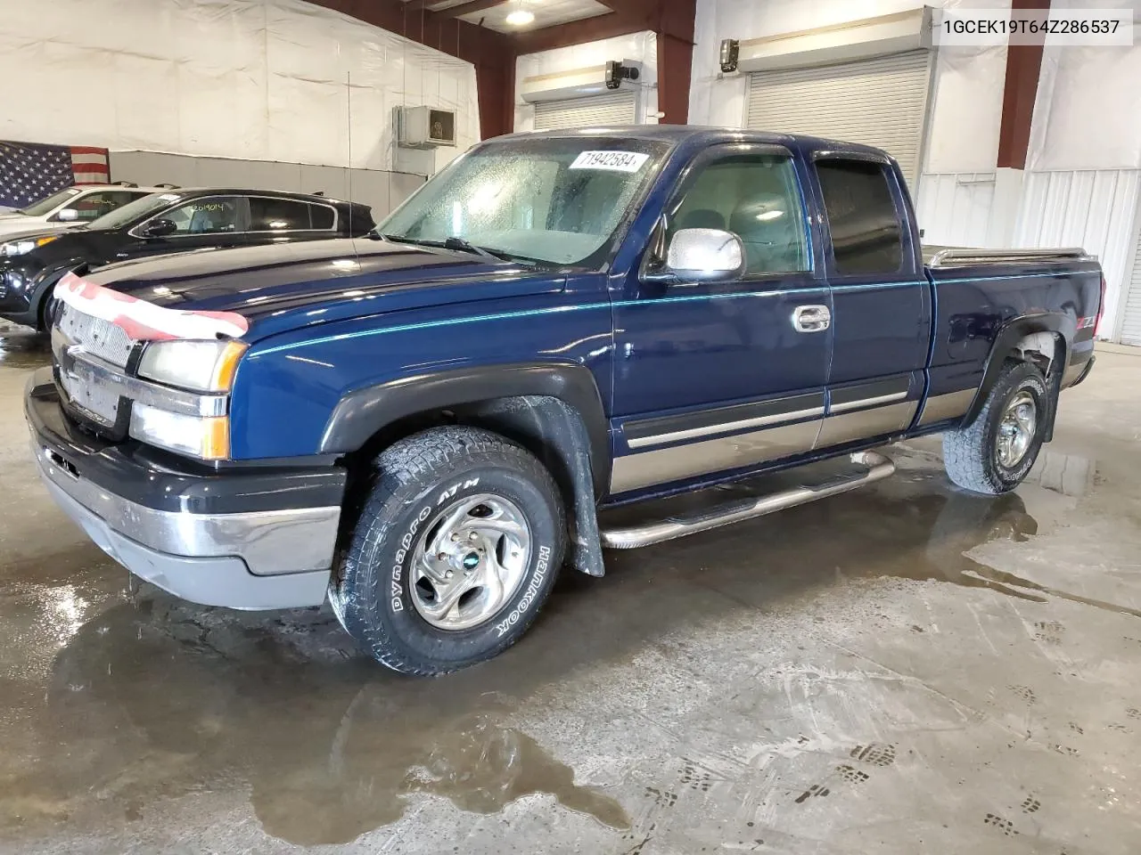 2004 Chevrolet Silverado K1500 VIN: 1GCEK19T64Z286537 Lot: 71942584