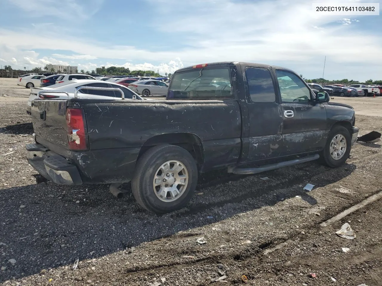 2004 Chevrolet Silverado C1500 VIN: 2GCEC19T641103482 Lot: 71957694