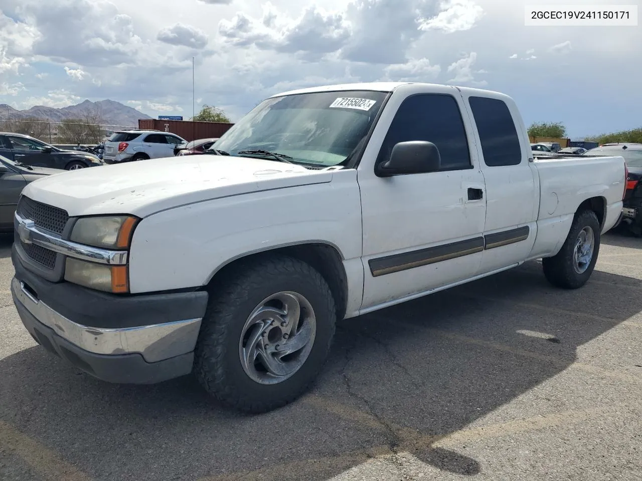 2004 Chevrolet Silverado C1500 VIN: 2GCEC19V241150171 Lot: 72155024